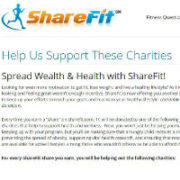Support Charities at SHAREFIT When You Share Your Fitness Progress!